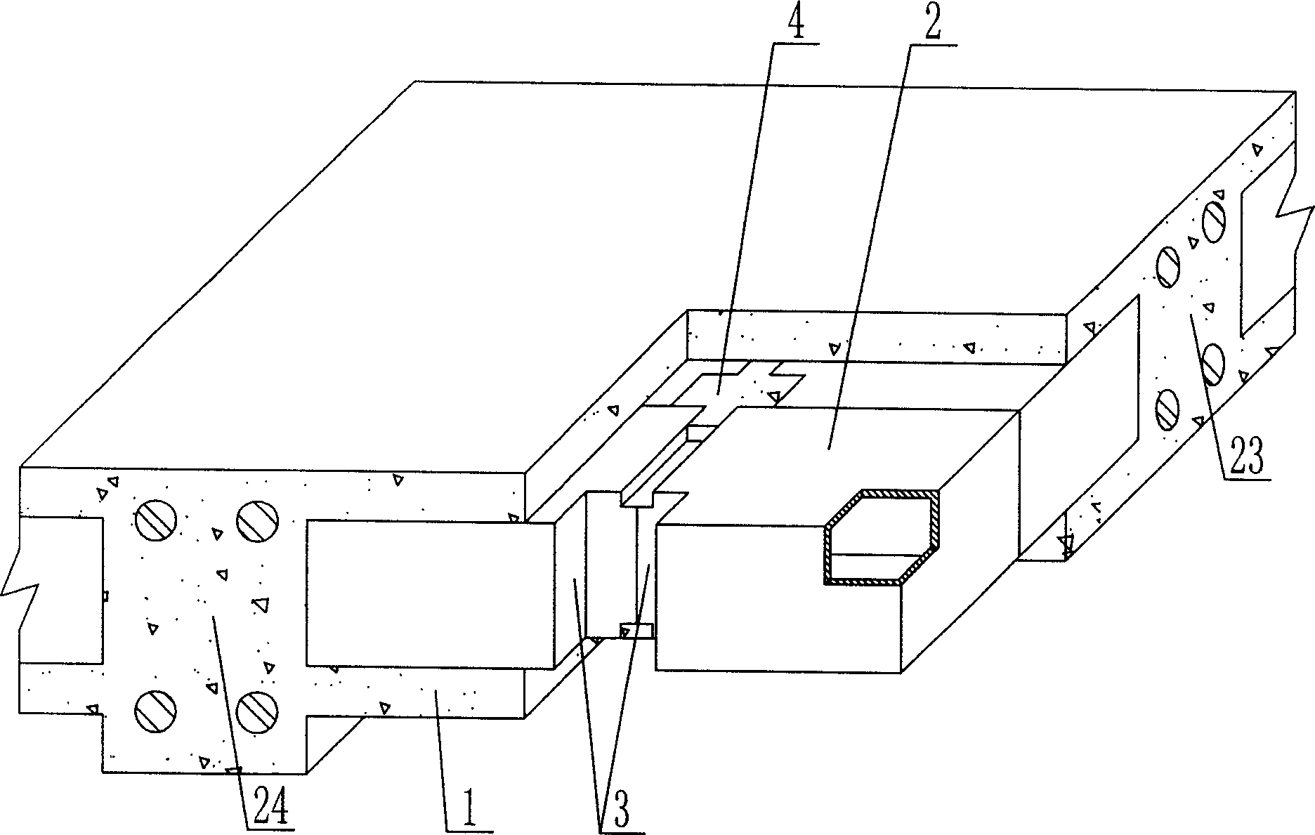 Cast-in-place concrete plate