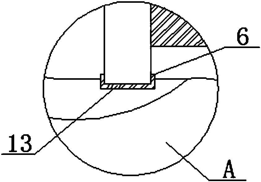 Floating rotary type water nozzle