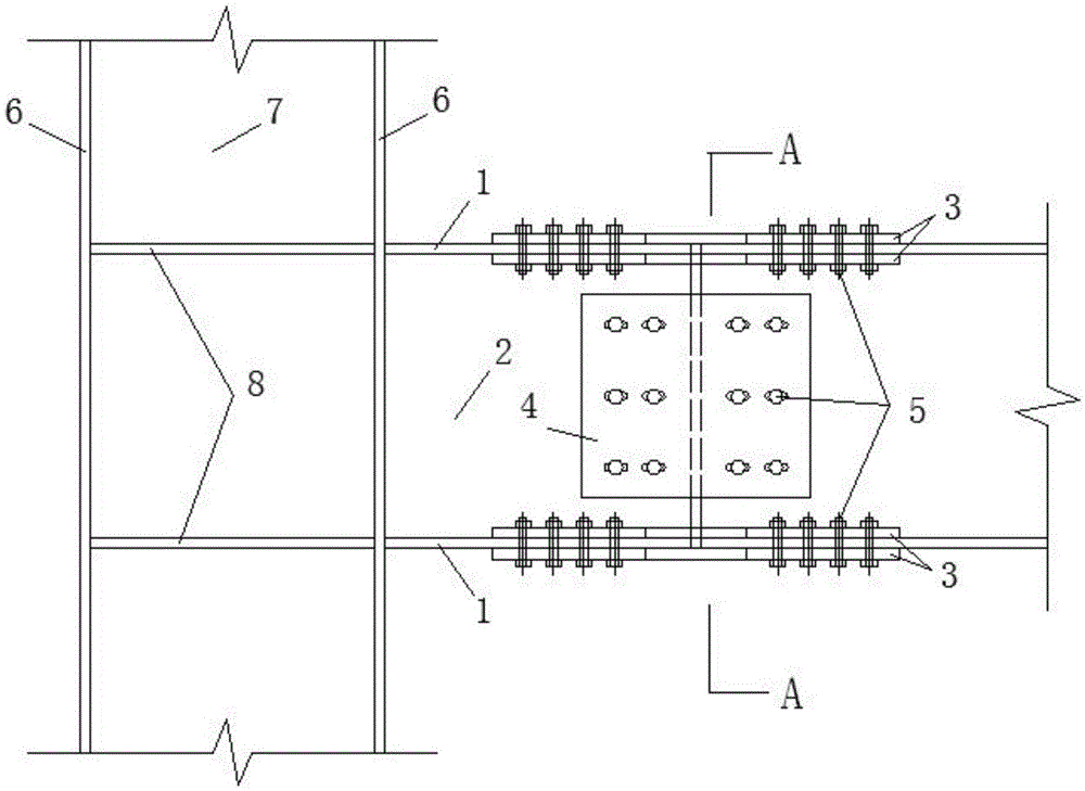 Replaceable beam-column joint earthquake damage control device