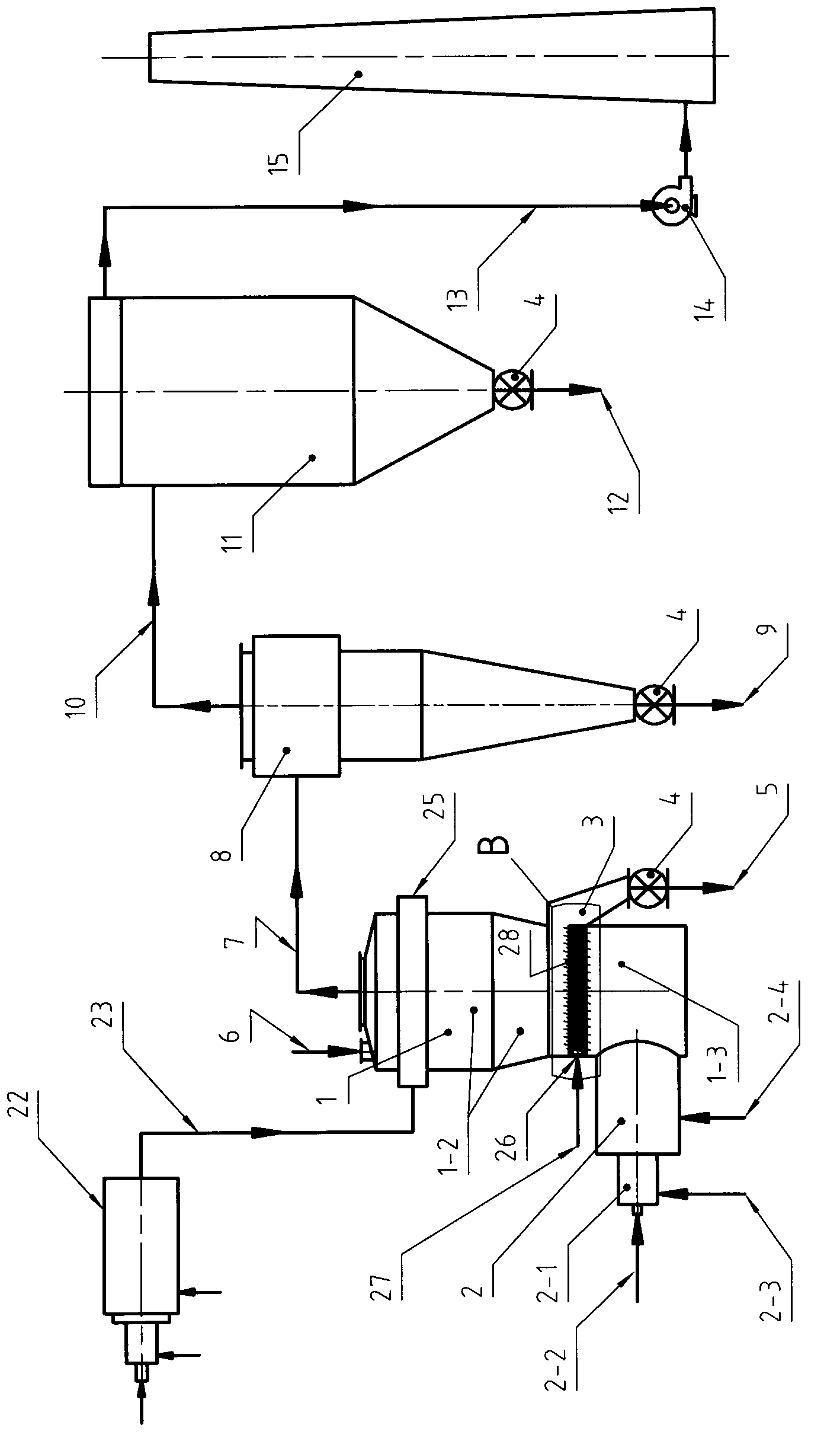 Boiling type material drying method and special boiling kettle thereof