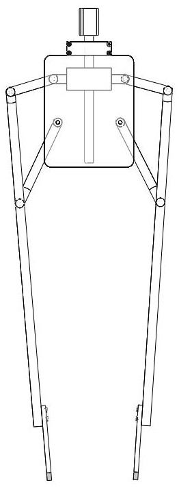 Plug seedling taking device driven by motor