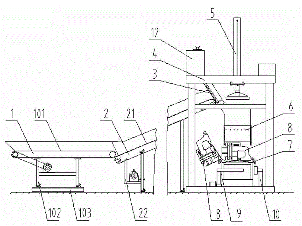 A multi-functional full-size tobacco leaf automatic packing complete set device