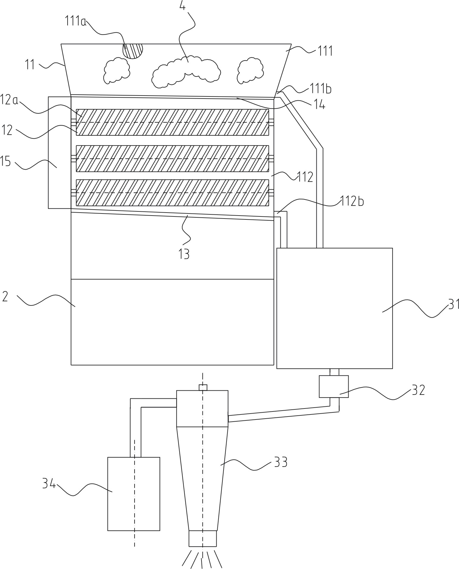 Processor for domestic garbage