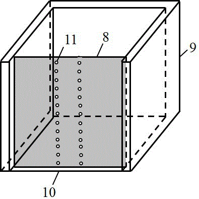 Karst cave penetrating type foundation pile ultimate bearing capacity model test system and test method