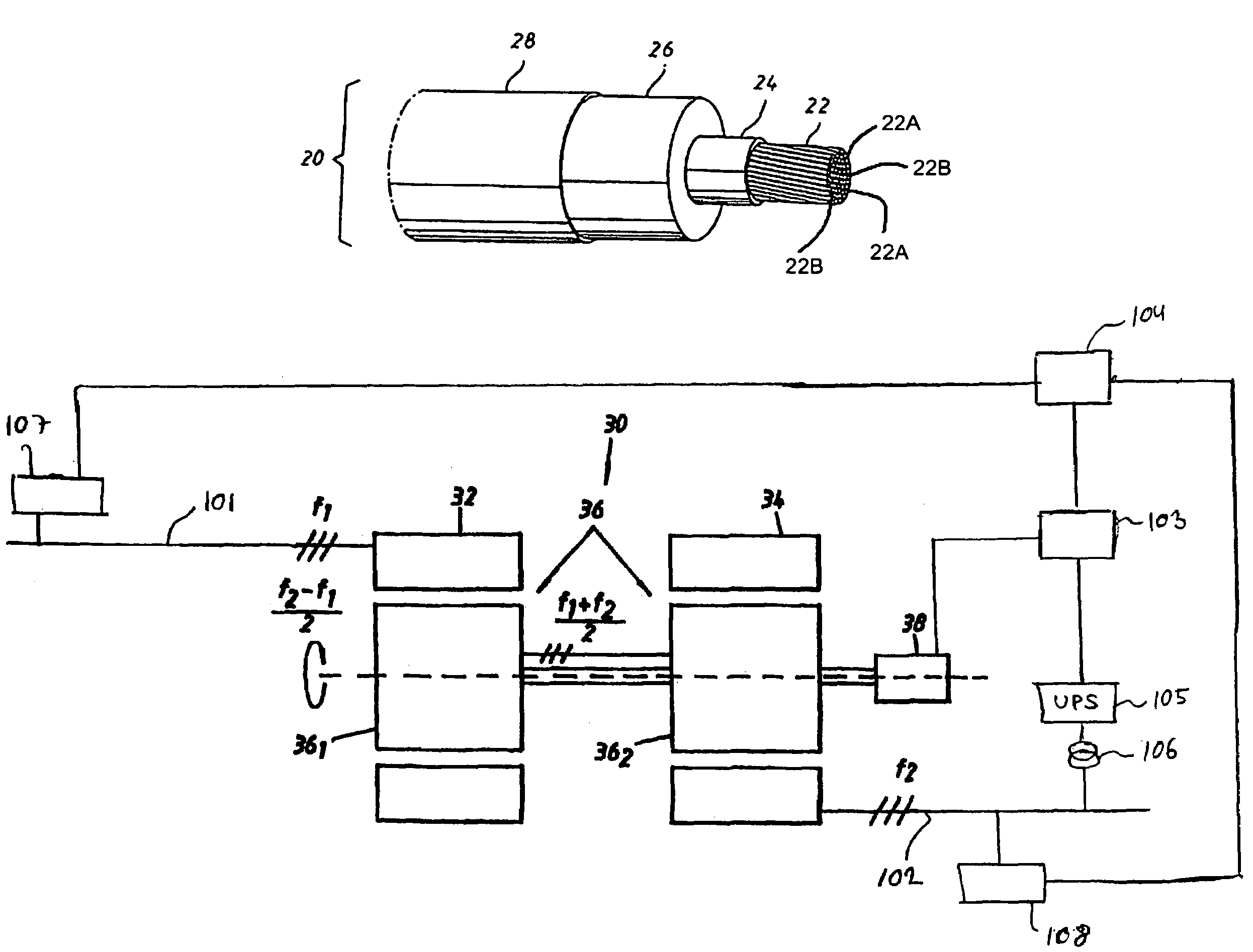 Rotating asynchronous converter