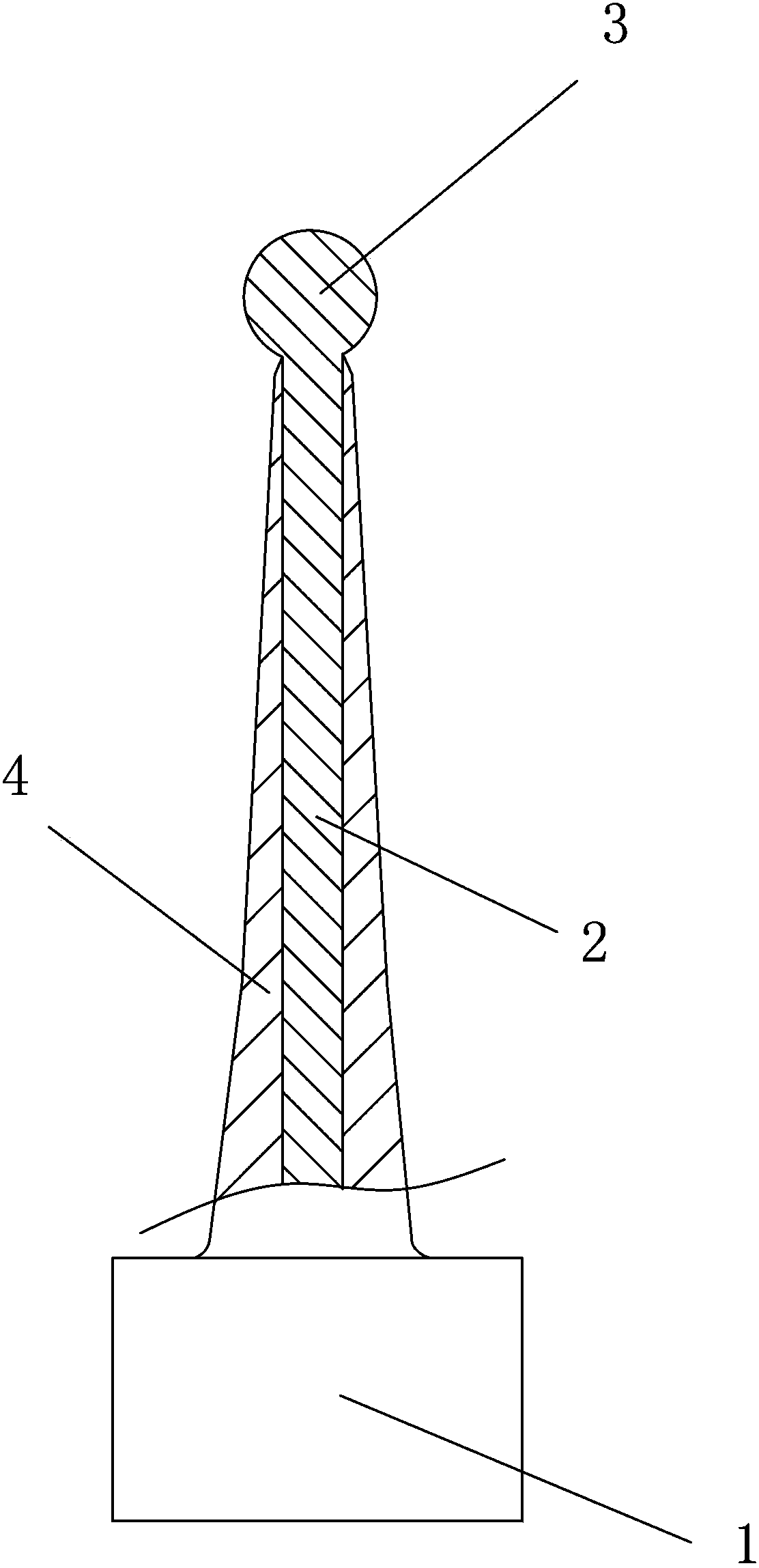 Discharge machining process using indirect mid-splitting method