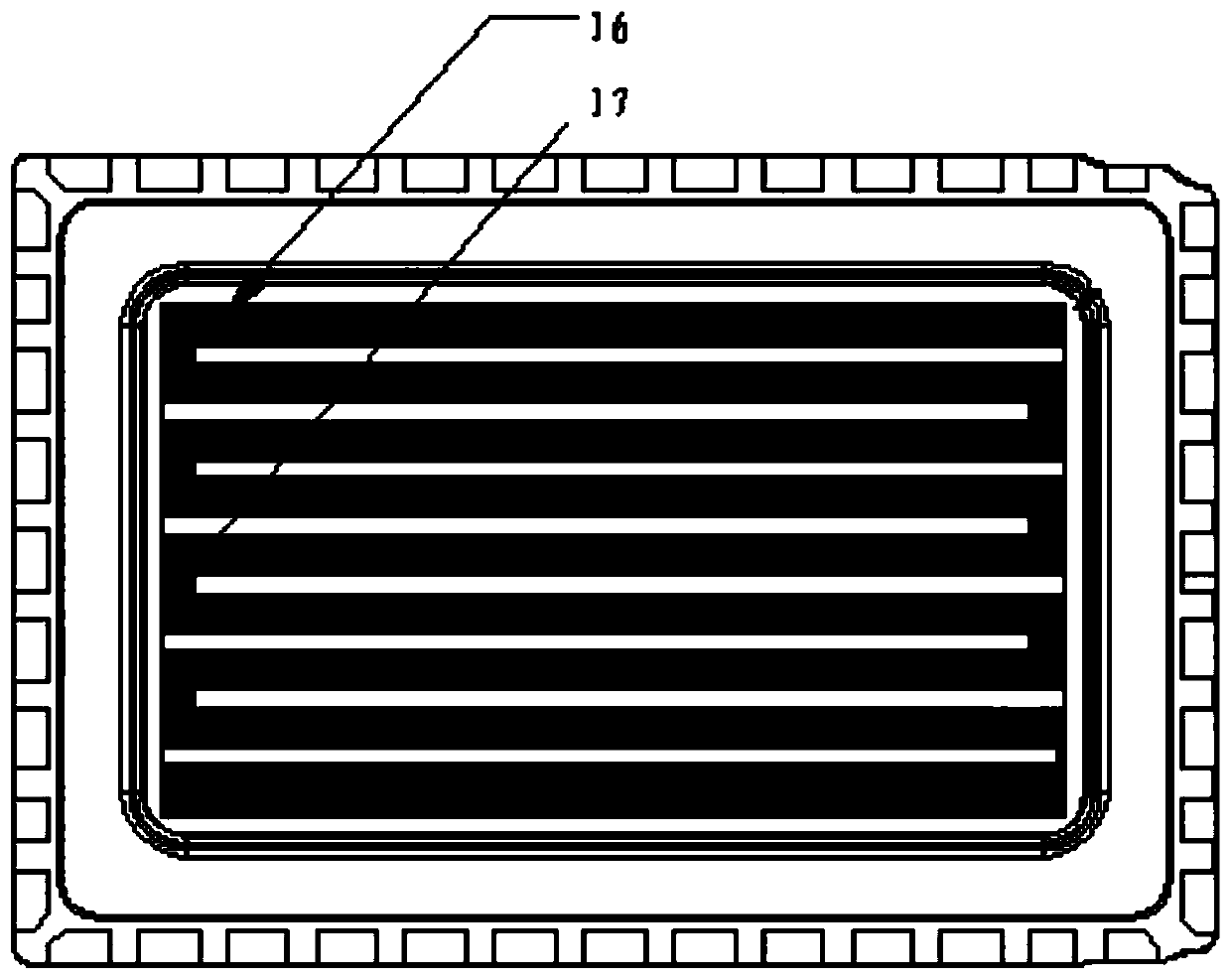 A microwave shielding plate and microwave cooking device