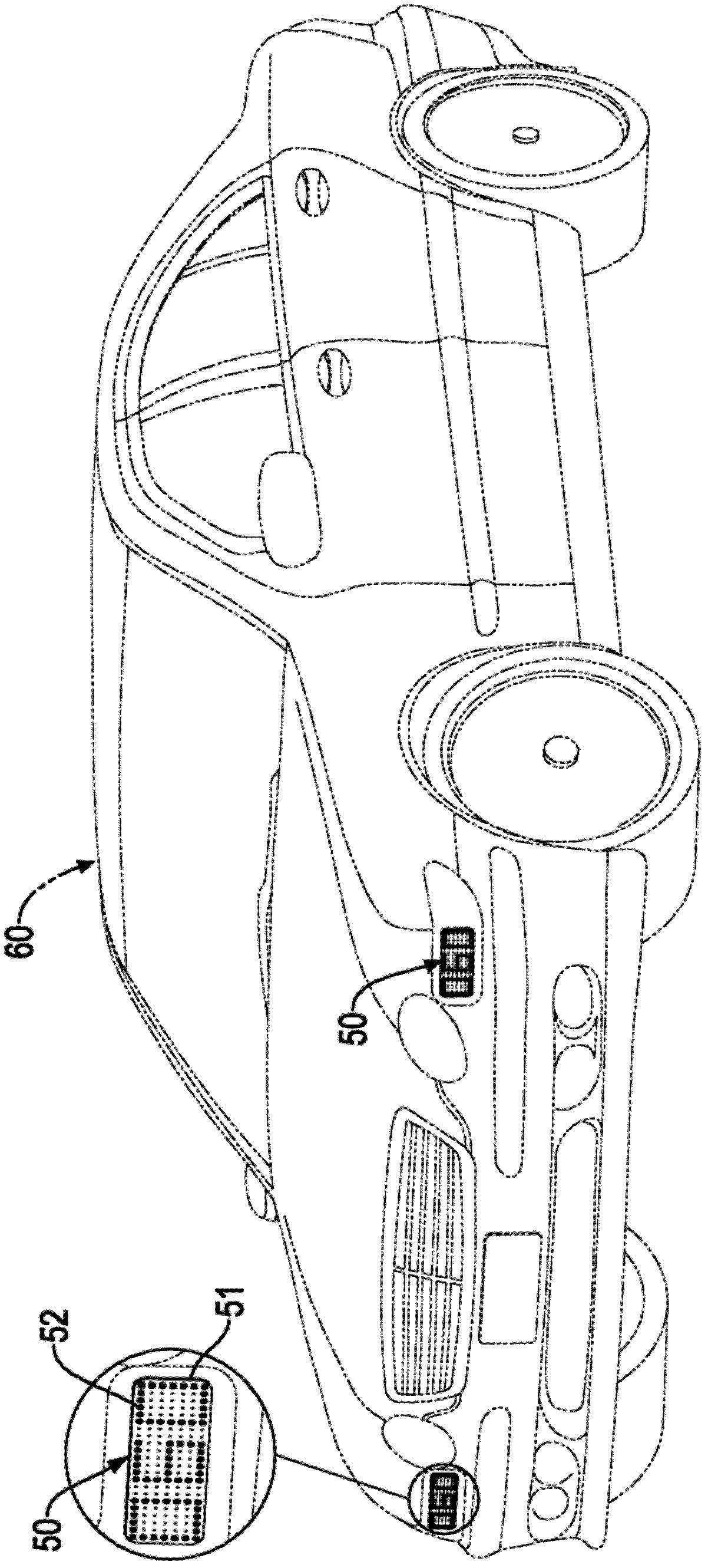 Vehicle speed safety display device