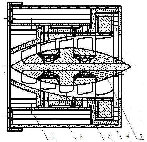 High-speed generator directly driven by air turbine