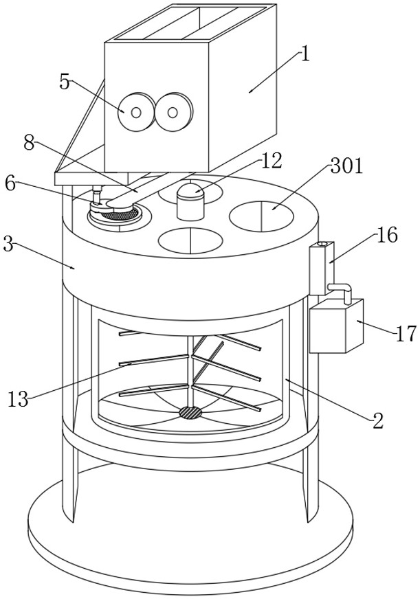 A kind of preparation method of composite zircon powder