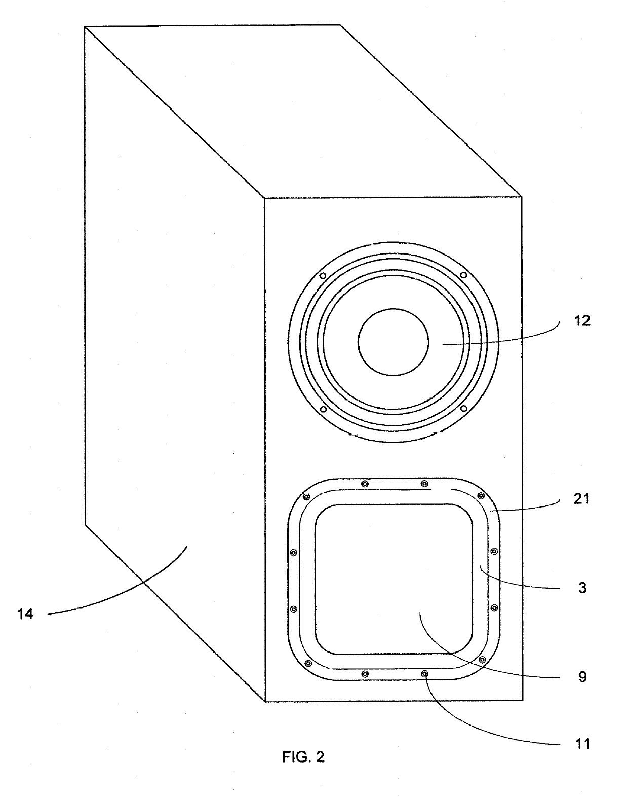 Air motion transformer passive radiator for loudspeaker