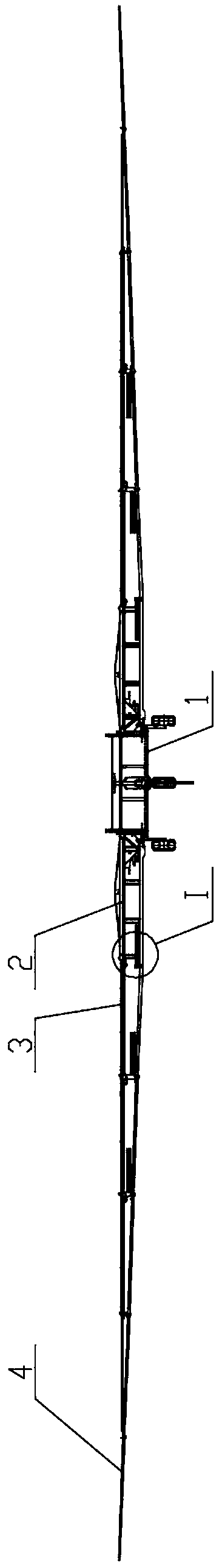 Use method of truss type sprinkler wagon