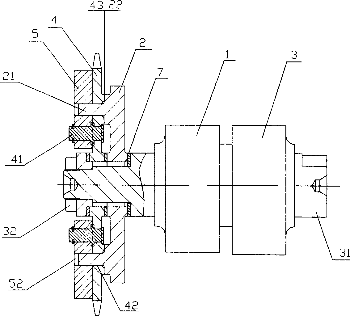 Petrol engine variable valve timing device