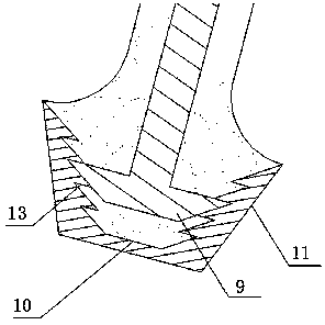 Pre-stressed anchor rod prevented from being pulled out of anchor hole