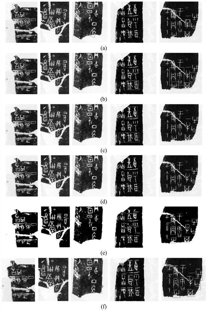 Oracle bone alphabet detection method for guiding texture feature autonomous learning through LM filter bank