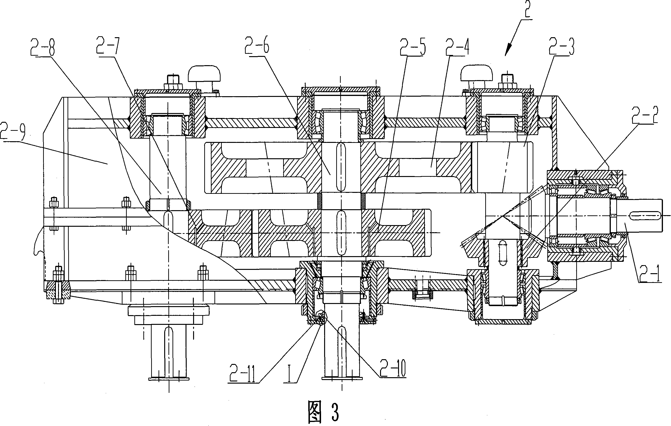 Rough rolling vertical roller mill