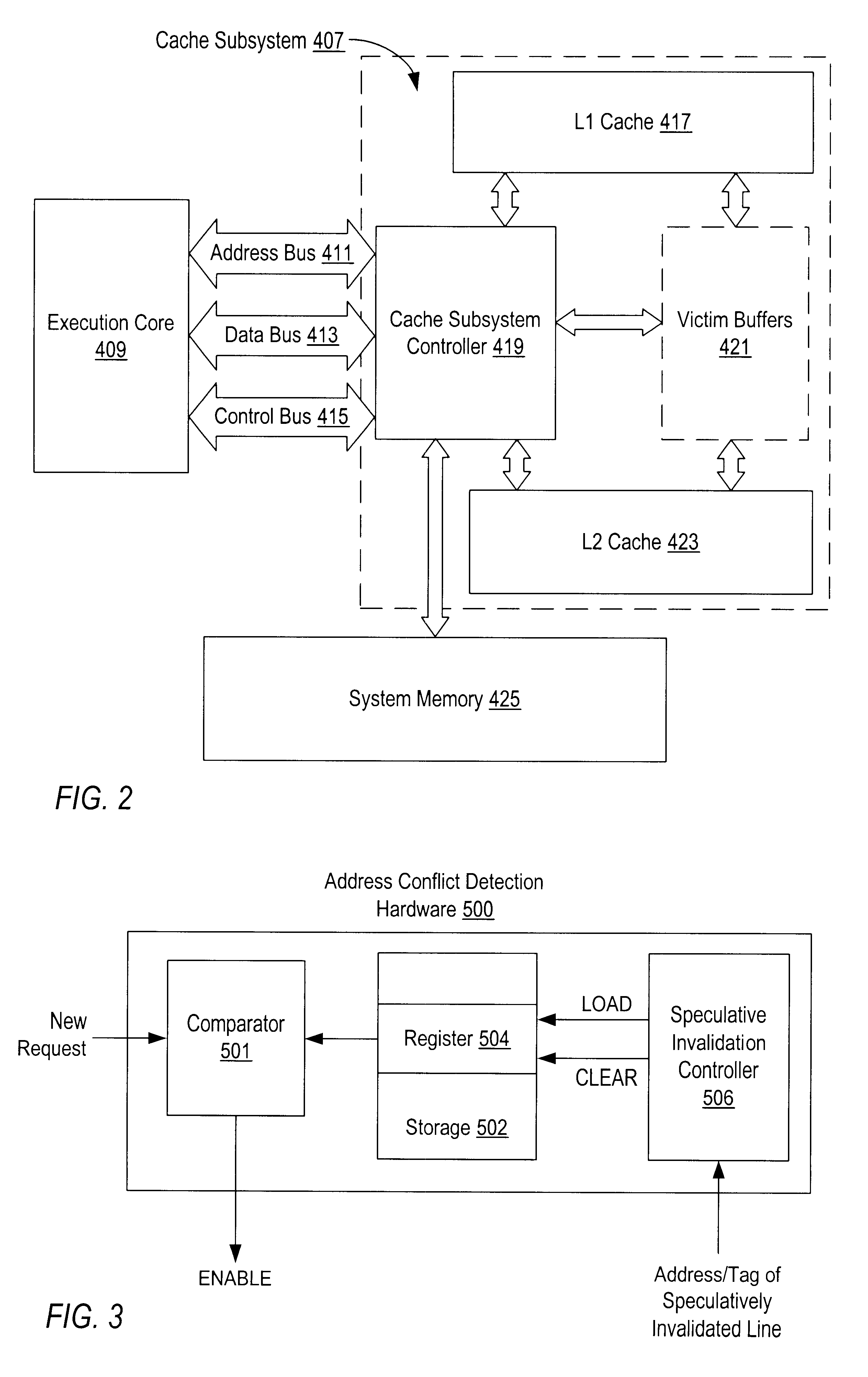 Method and system for speculatively invalidating lines in a cache