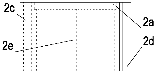 A beamless hollow floor-cavity concrete-filled steel tube shear wall composite structure system and method