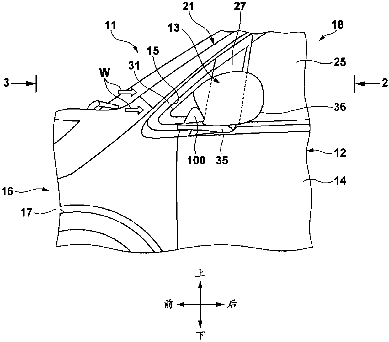 Rearview mirror mounting device