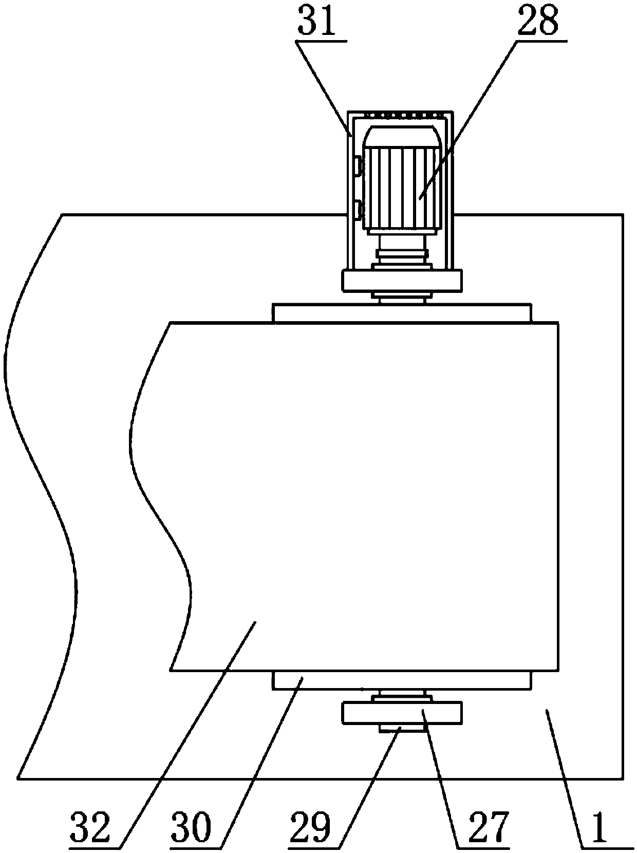 Stacking mechanism of cloth inspecting machine capable of cloth of inspecting school uniform rapidly