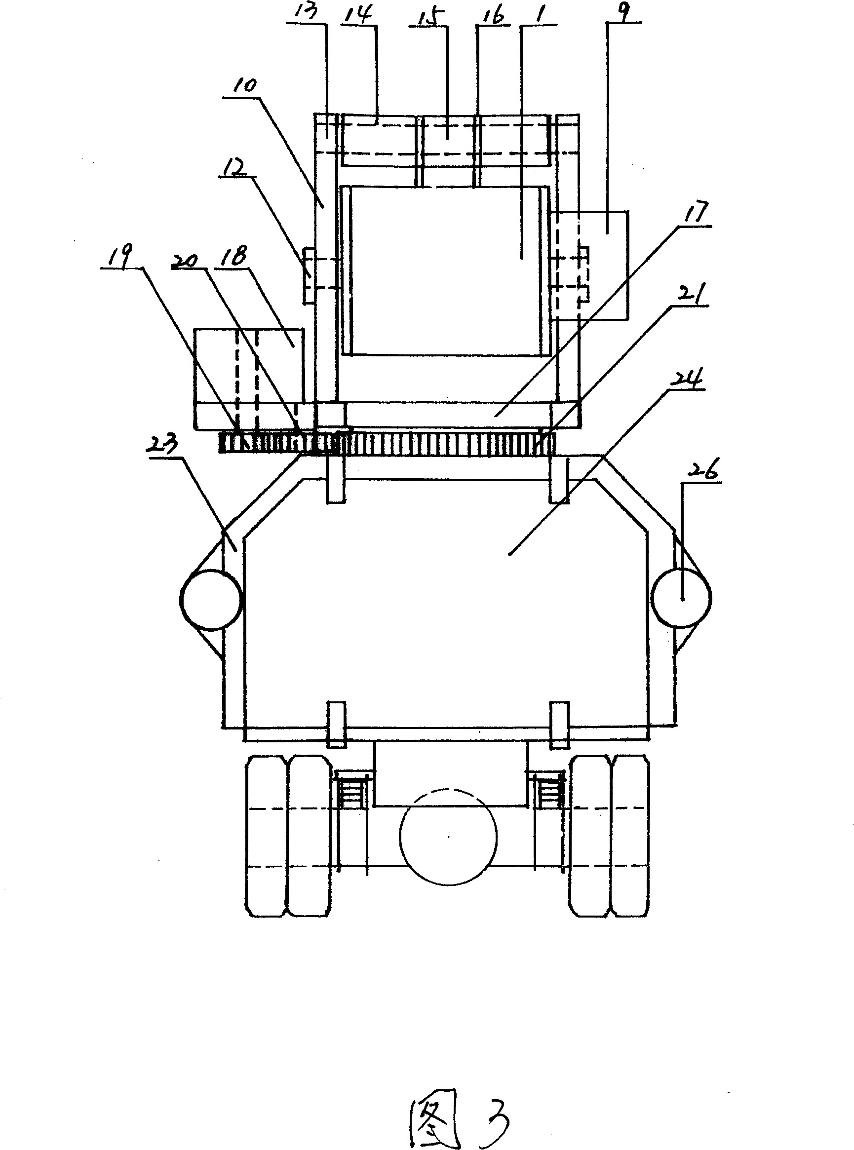 Self-loading and self-compression garbage truck