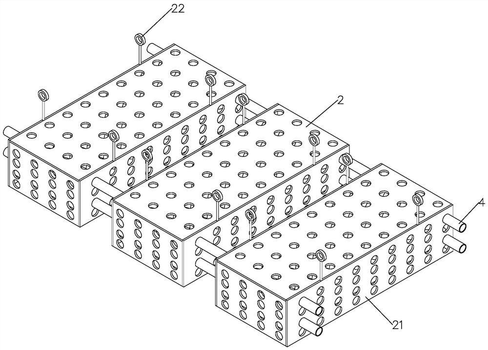 A light cavity floor, mold and processing technology