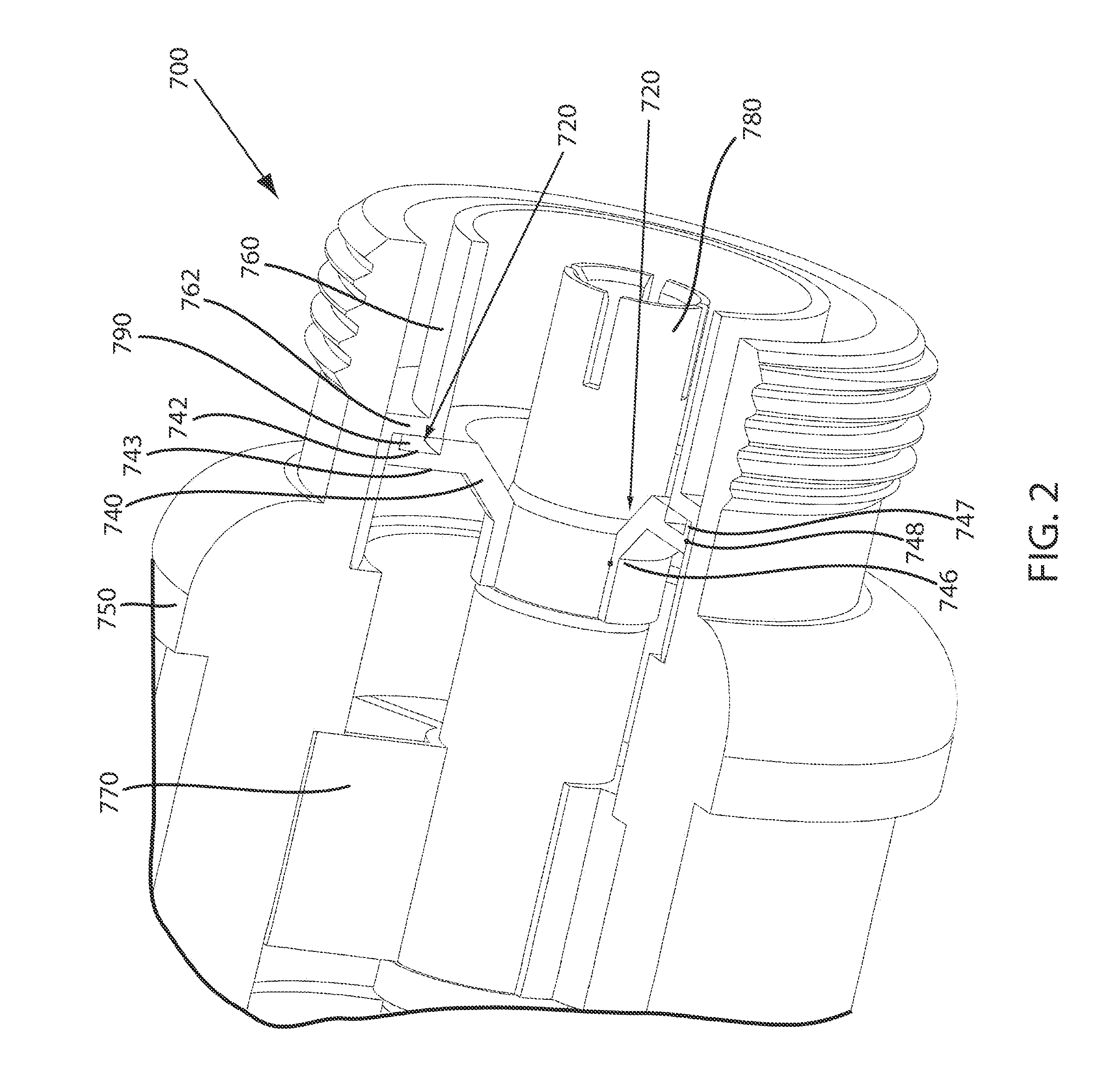 Coaxial connector with integrated molded substrate and method of use thereof