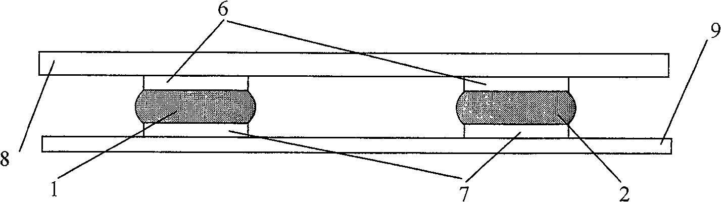 Automobile dynamically weighing sensing device