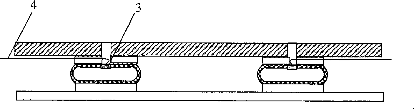 Automobile dynamically weighing sensing device