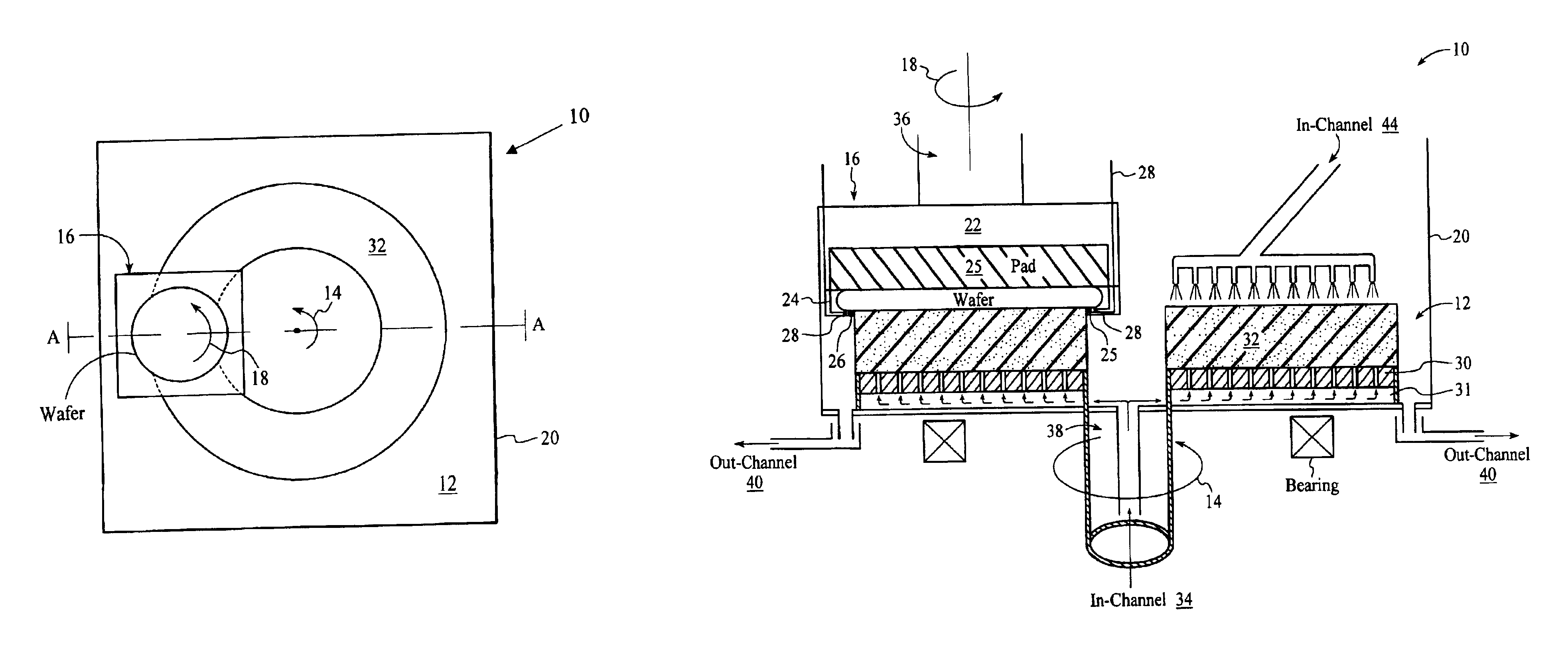 Method and apparatus for electro-chemical mechanical deposition