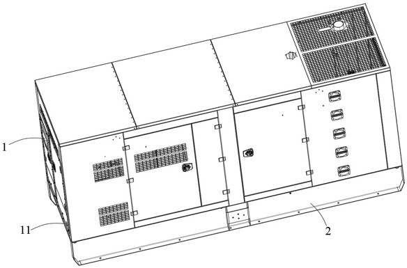 Multifunctional integrated intelligent control generator set