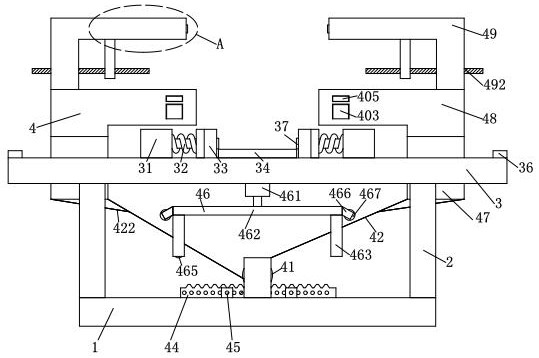 A robot base welding forming fixing fixture