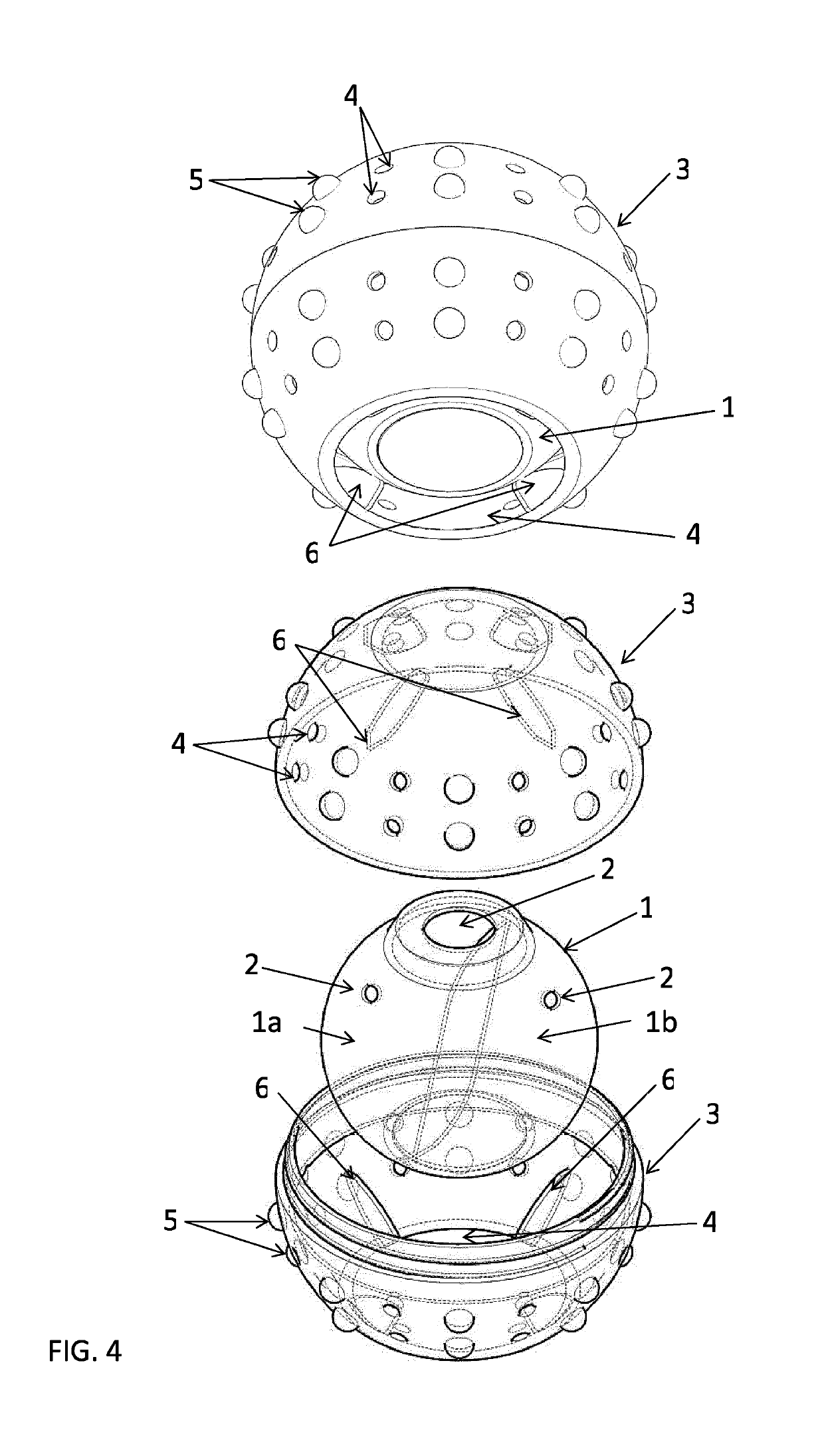 Device for dosing and dispensing a detergent composition