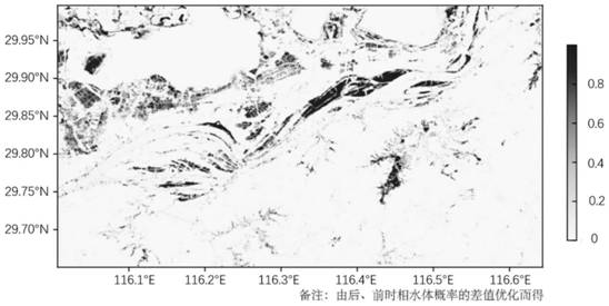 Method for automatically extracting flood risk area based on SAR image