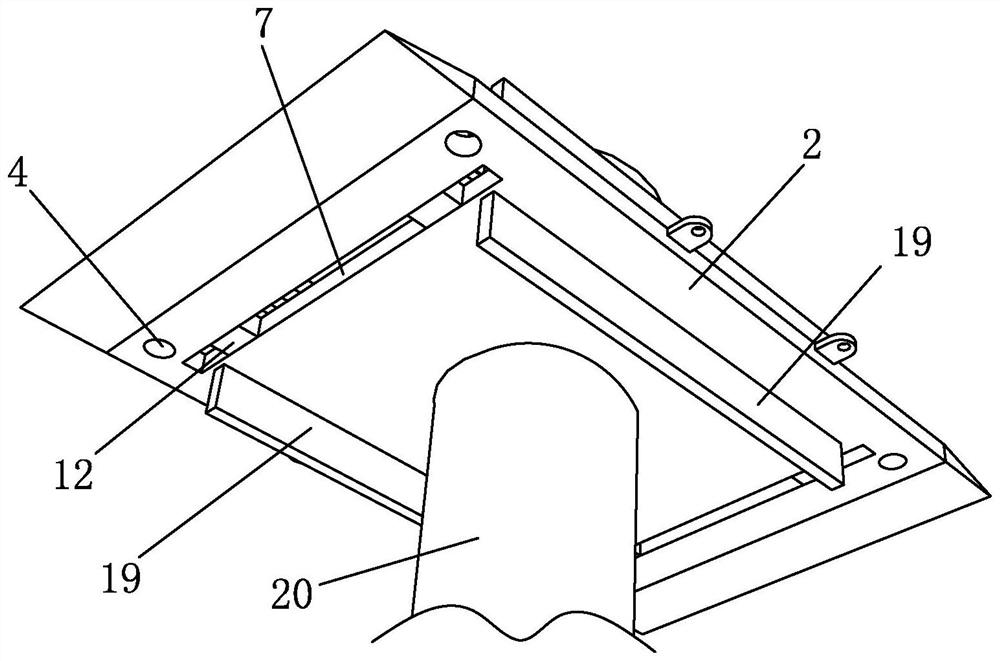 Construction method of cast-in-place pile for drainage pump station