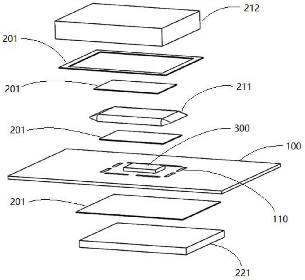 Circuit board with windproof constant temperature device