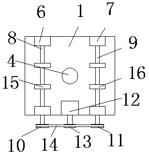 Adjustable civil engineer pipe fitting placement rack