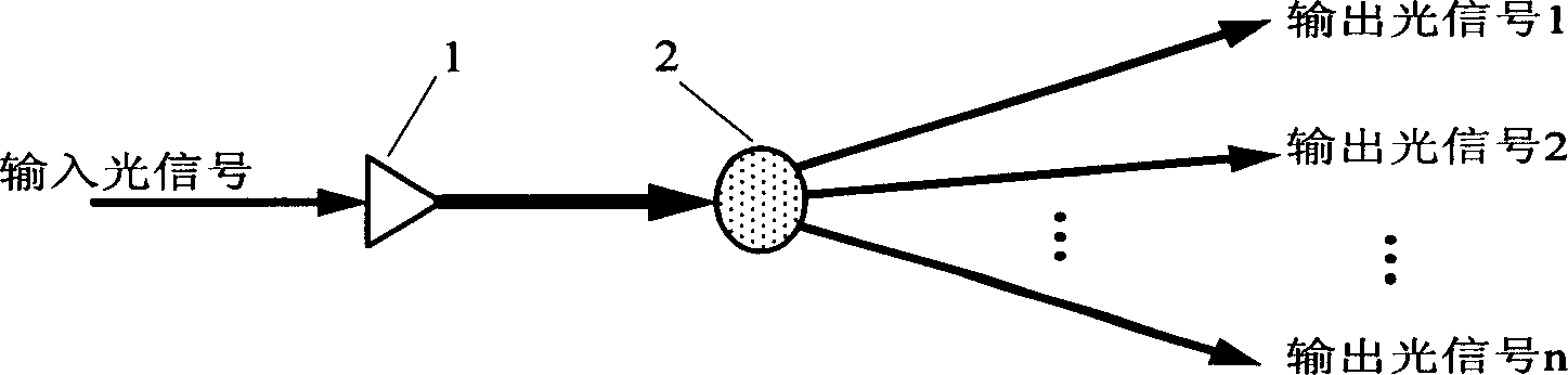 Fanout digit variable optical shunt