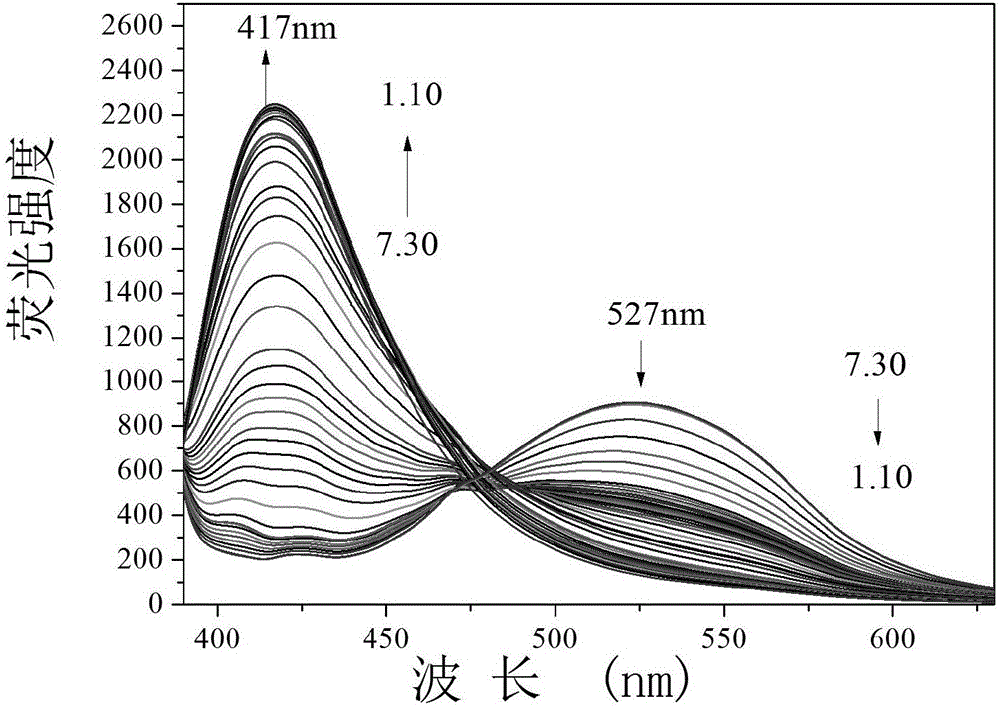 Fluorescent probe PMPA as well as preparation method and application of fluorescent probe PMPA