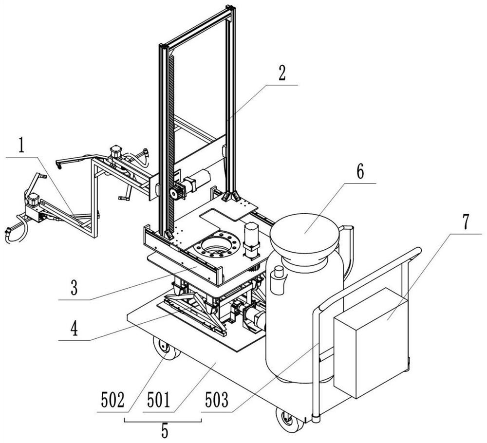 Passion fruit foliage fertilizer spraying device