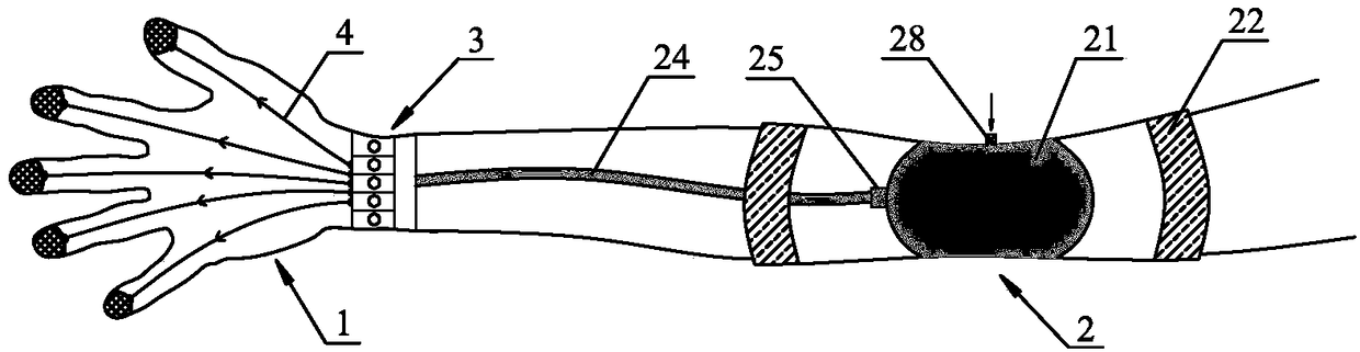 Postoperative rehabilitation training device for hand neurosurgery department