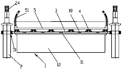 Assembled artificial floating bridge system