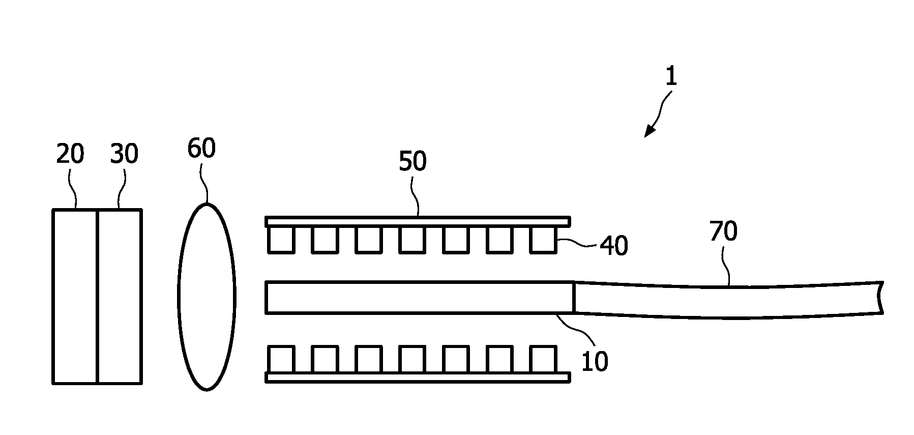 Light delivery device with improved conversion element