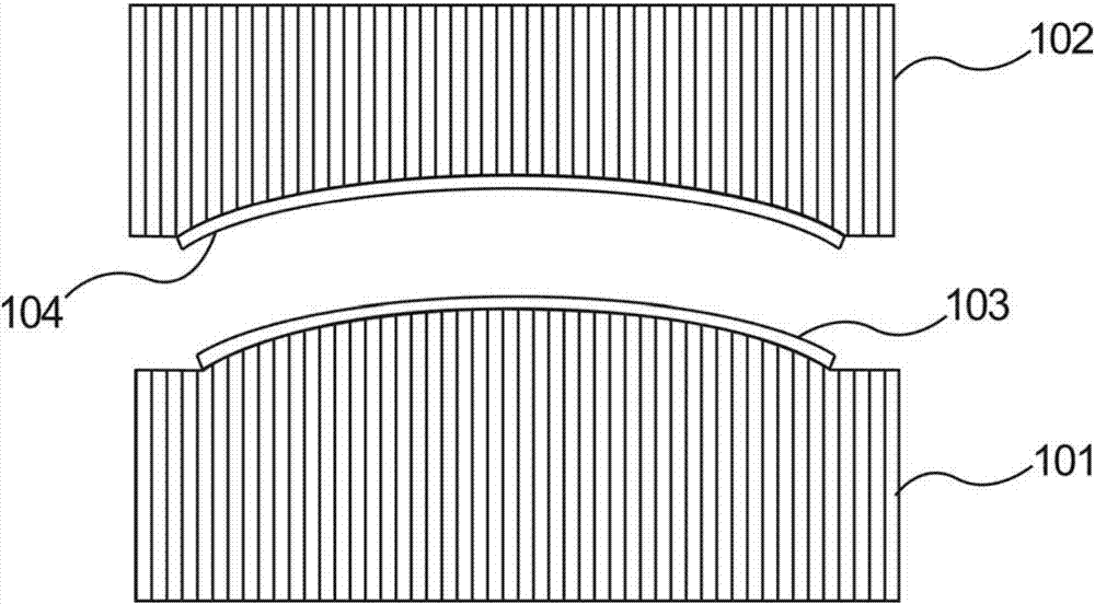 Laminating apparatus and laminating method for curved surface screen