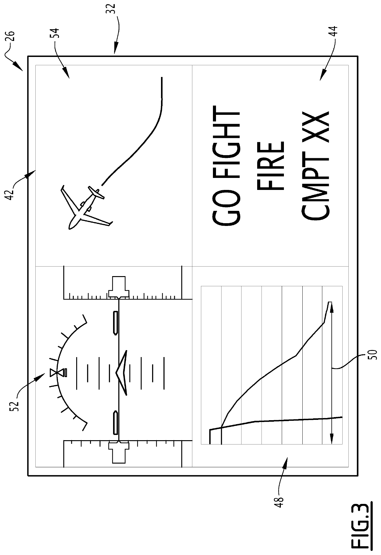 Device for waking up a crew member of an aircraft