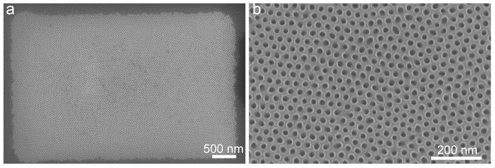 Vertically-oriented self-assembled segmented copolymer film, and production method and application thereof