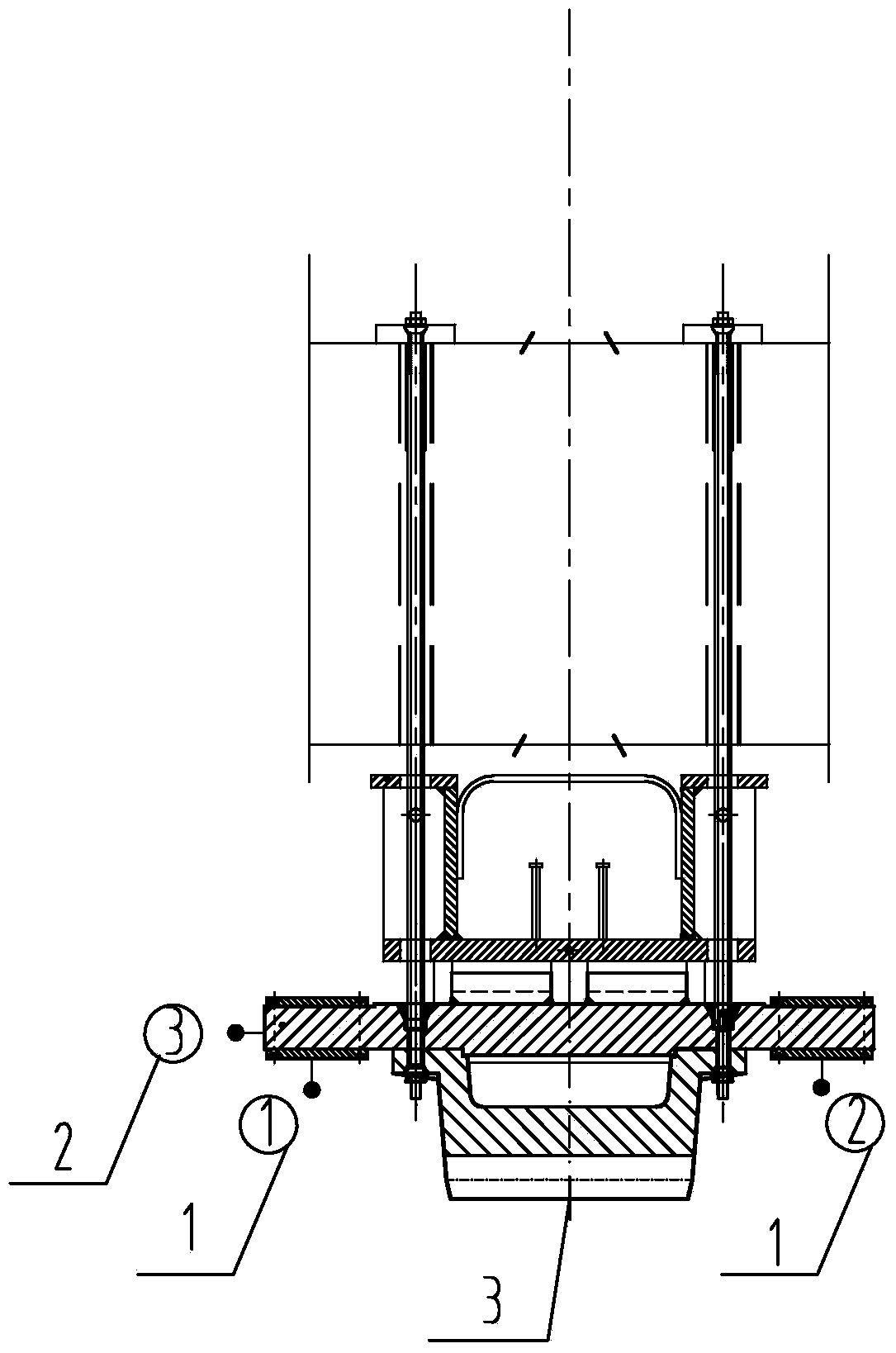 High-efficiency rack mounting method and auxiliary adjustment device of gear rack climbing type vertical ship lift