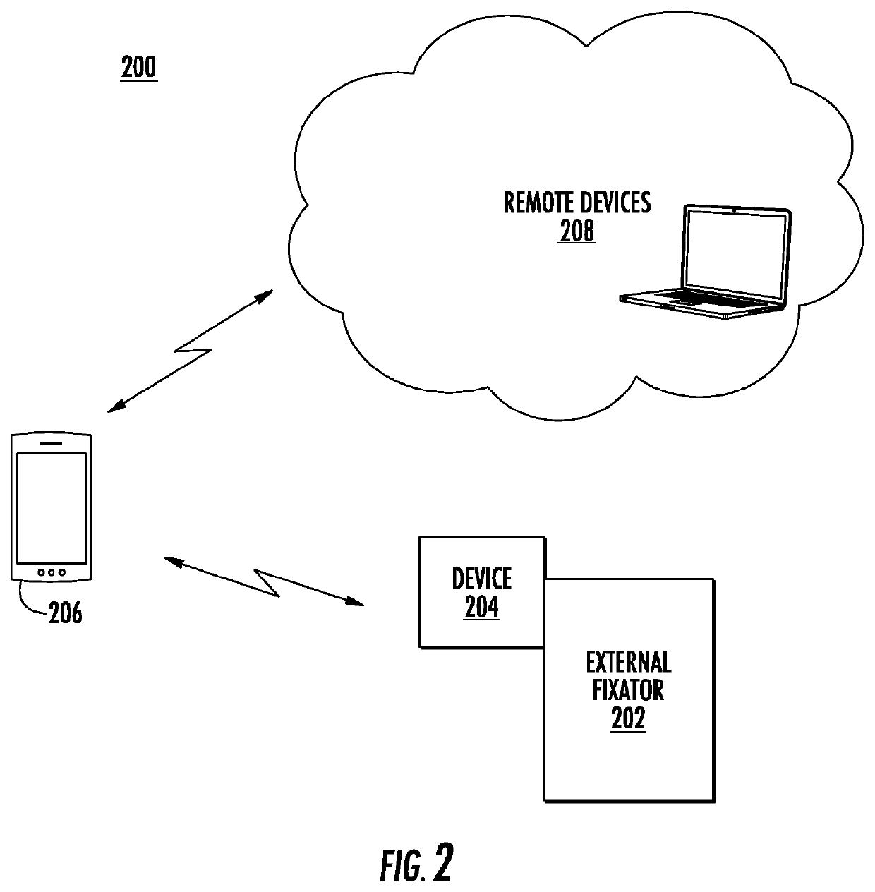 Device for external fixation strut measurement and real-time feedback