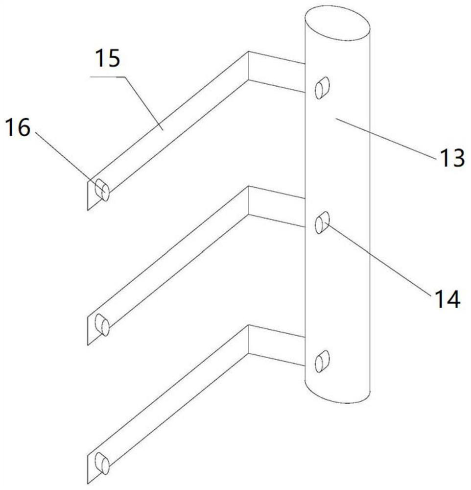 Self-balancing static drill rooted pile hoisting and threading device and construction method thereof