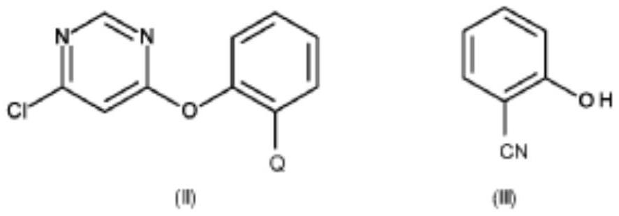 Process for preparation of azoxystrobin and intermediates thereof